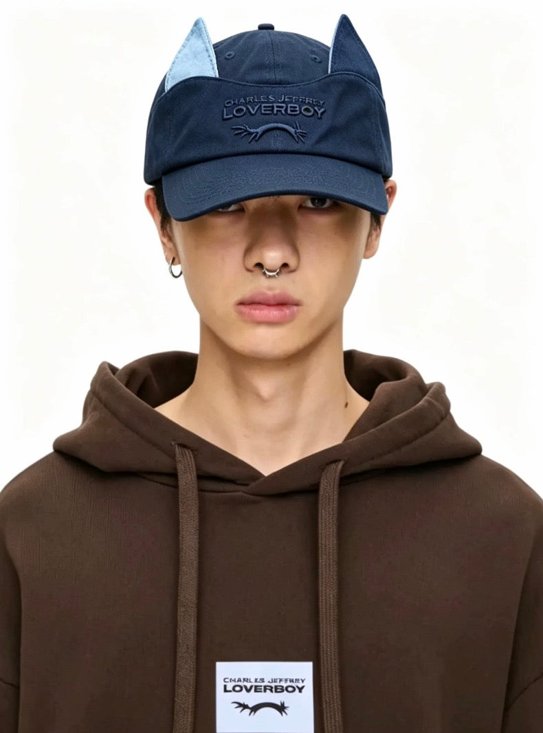 Charles Jeffrey LOVERBOY Colour‑Block Ears Baseball Cap, SS26